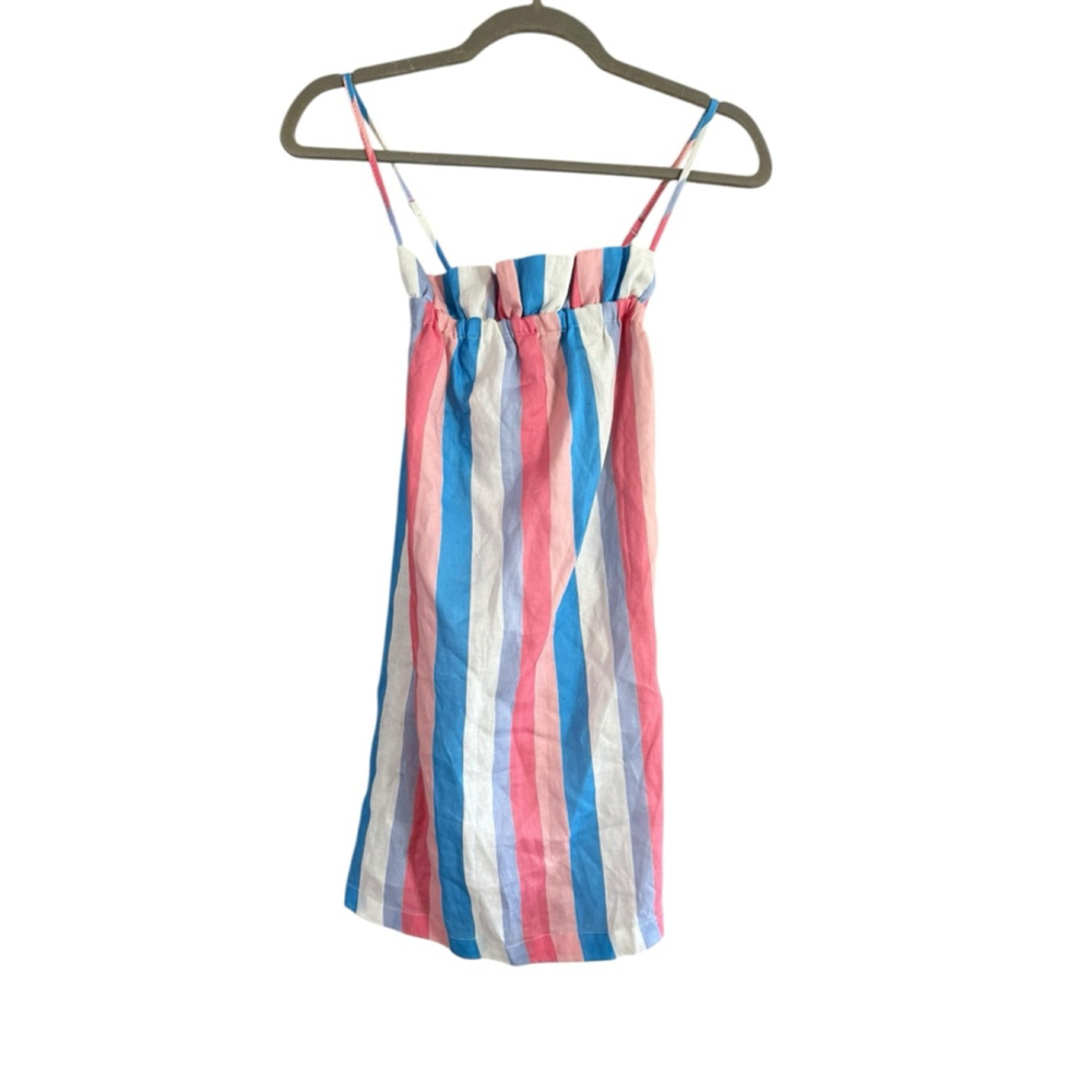 Women's Buddy Love Striped Mini Dress S Pink Blue - Picture 9 of 10